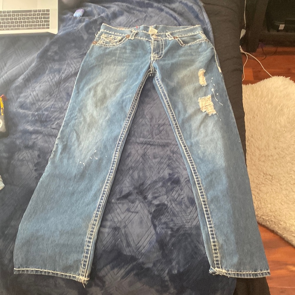 Mens True Religion Jeans. 34x33 Joey Super T